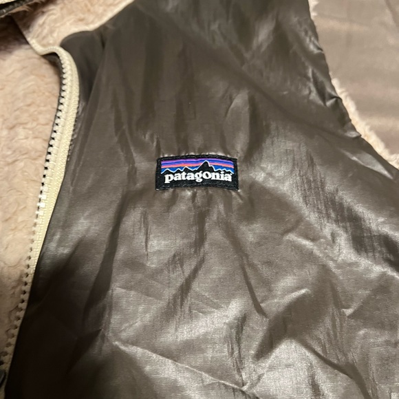 Reversible Patagonia Sherpa Zip-up Vest Size Medium - Picture 2 of 5
